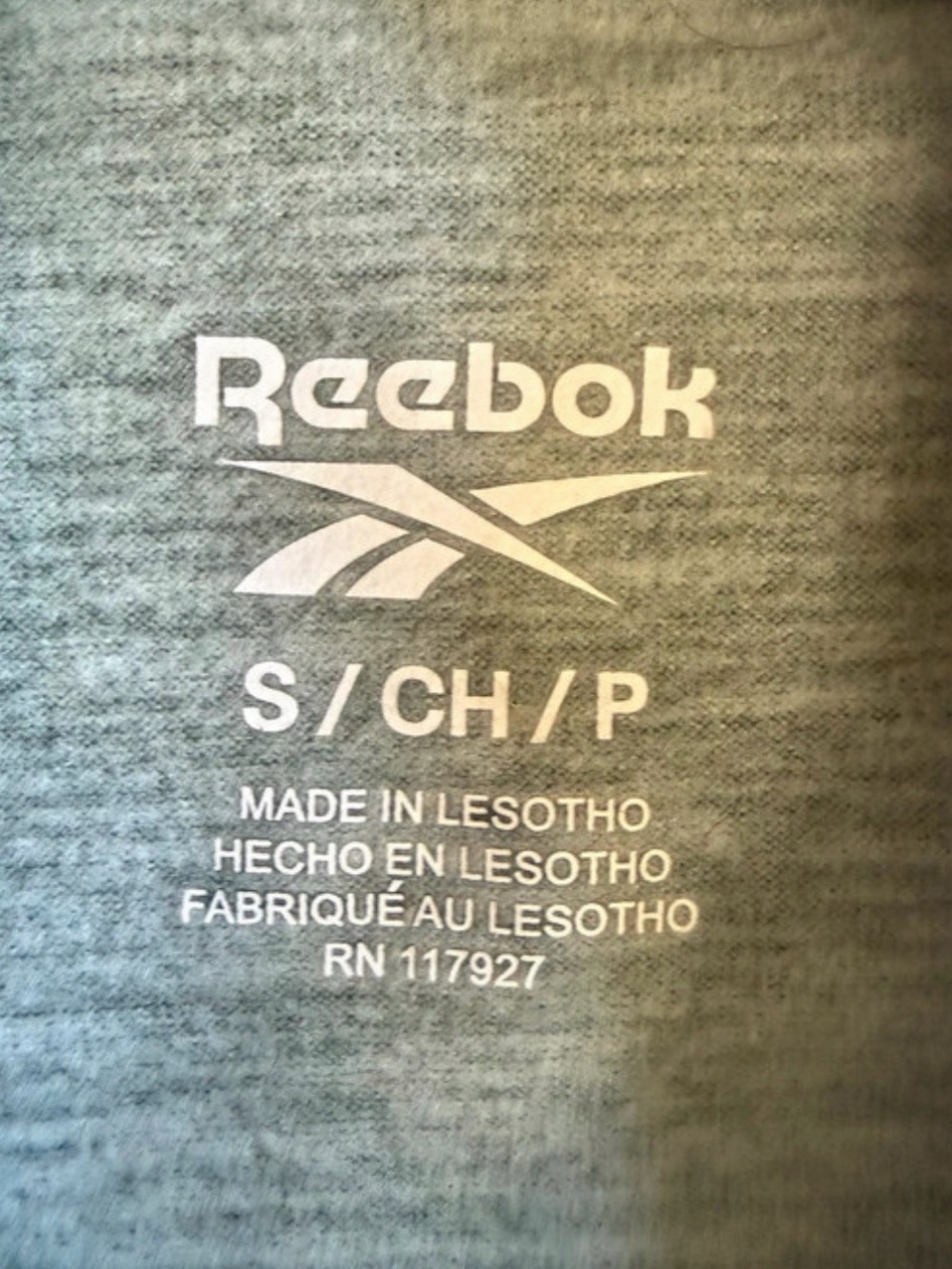 Reebok Light Olive Hooded Pullover - Picture 3 of 3